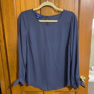 Cornflower Blue Business Blouse